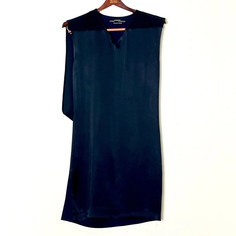 All Saints Sleeveless Dress Size 4 Black‎ Rave Gen X LBD Date Night Quiet Luxury